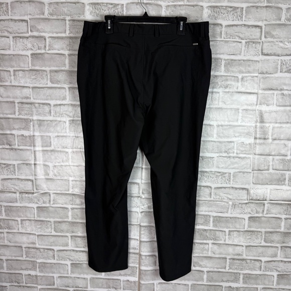 Greg Norman The Ultimate 5 Pocket Solid Black Casual Stretch Golf Pants 38 x 29 - Picture 3 of 9